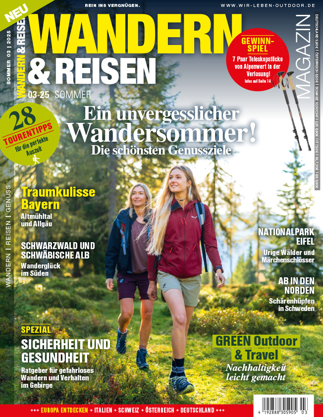 WANDERN & REISEN Magazin 03/2025 Cover