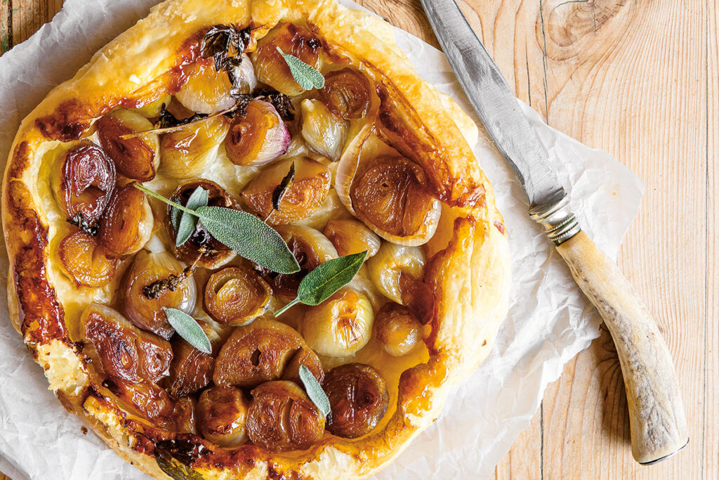 Zwiebel-Tarte-Tartin