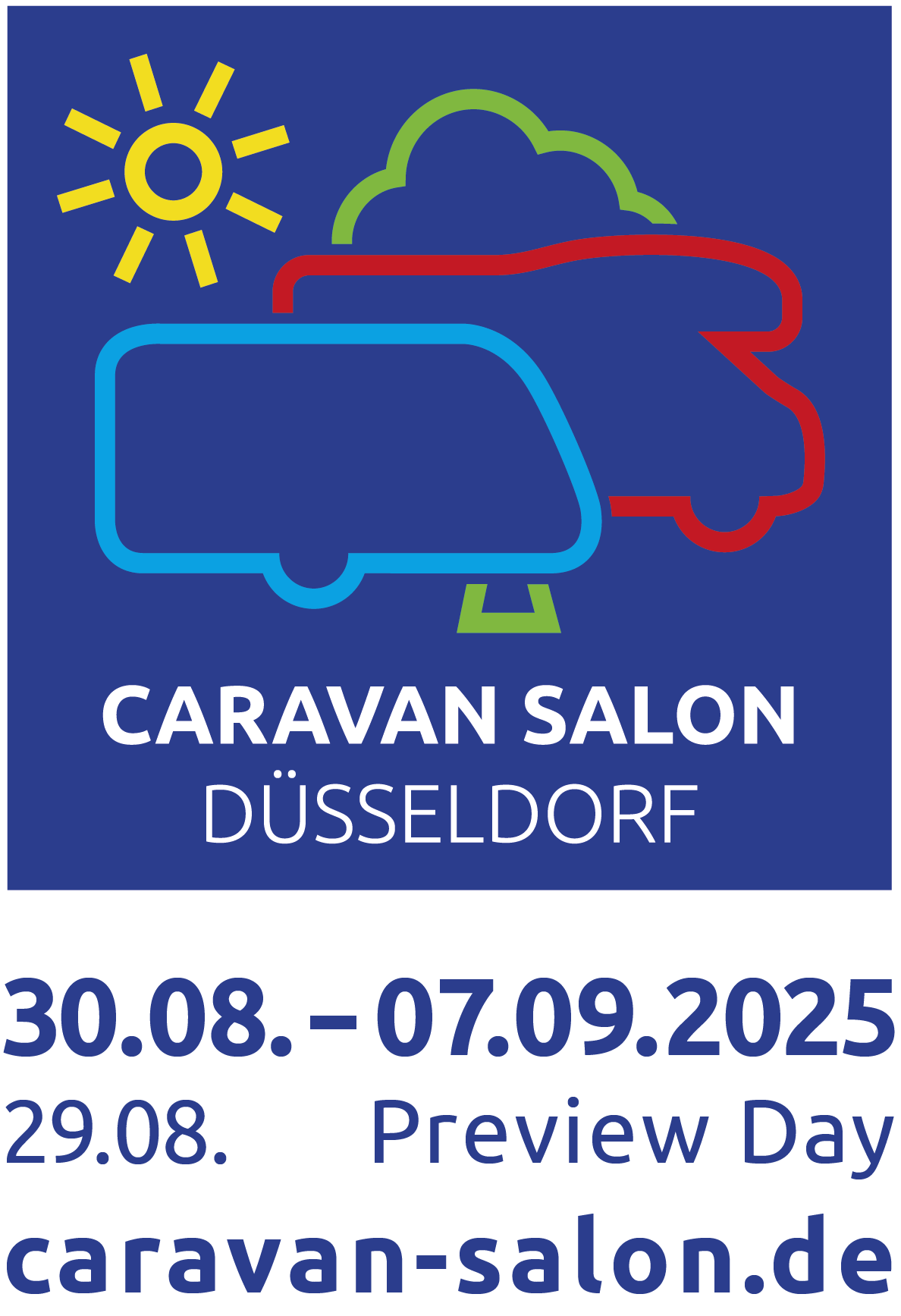 CARAVAN SALON 2025 – 30.08. bis 07.09., Preview Day: 29.08.