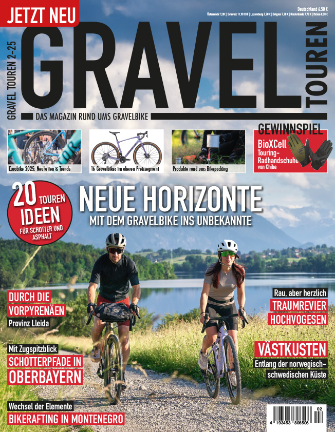 
GRAVEL Touren Magazin 02/2025 Cover