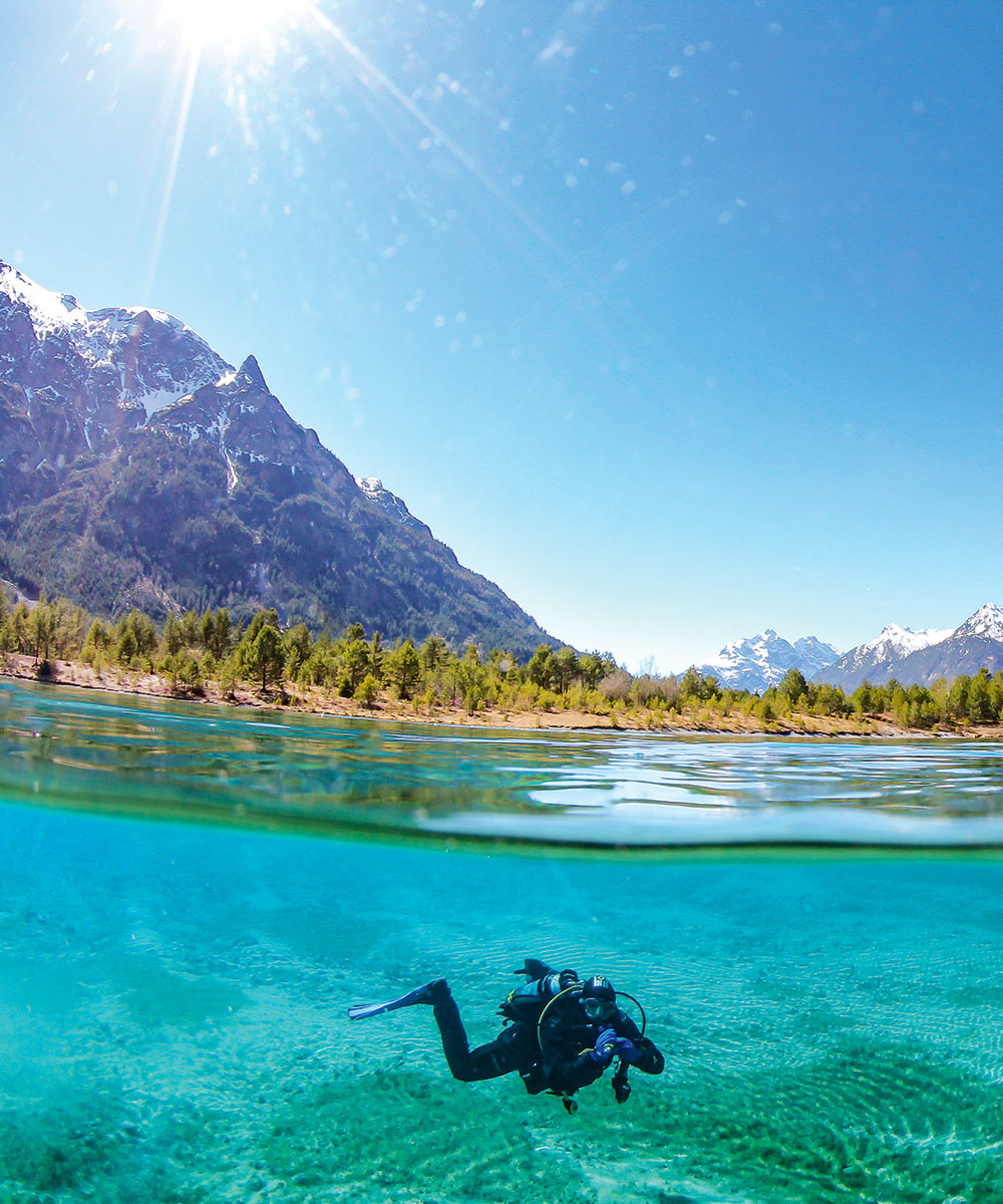 Tauchen in Tirol