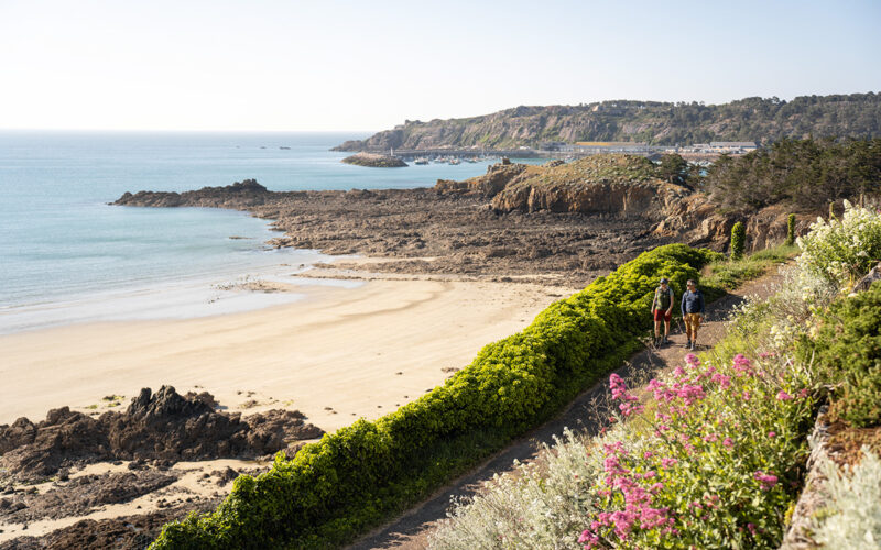Bretagne Blumenmeer Trekking