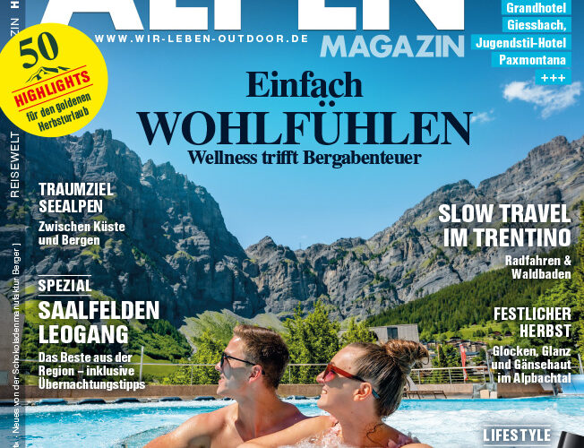 Reisewelt ALPEN Magazin 4/25 Magazincover