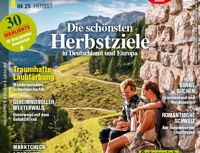 WANDERN & REISEN Magazin 4/2025 – jetzt im Handel!