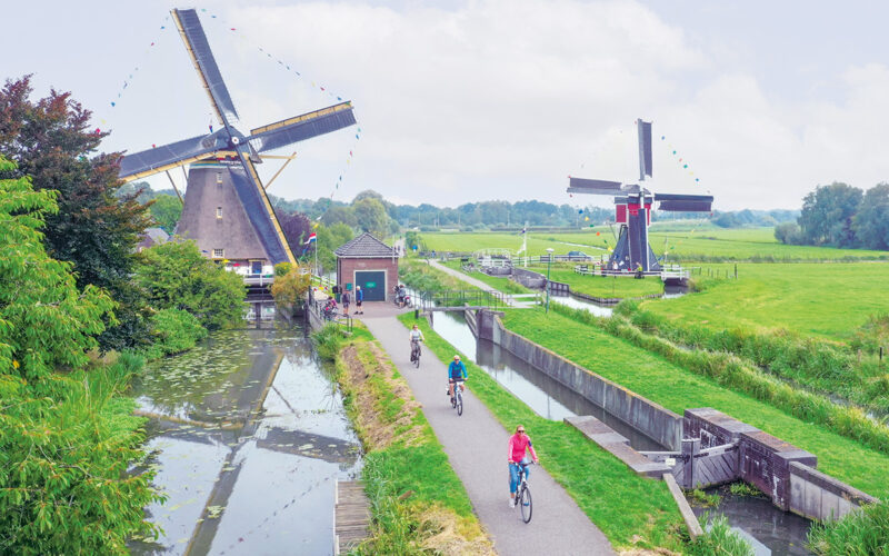 Radfahrer in Niederland