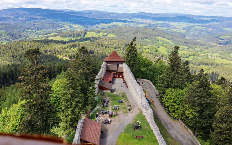 Aussichtspunkt Burg auf dem Goldstieg
