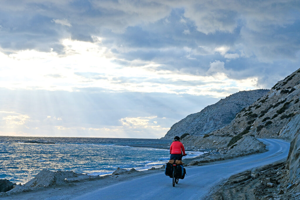 Kreta radeln am Meer