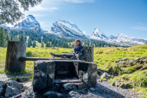 Vor den 7 Churfirsten im Toggenburg