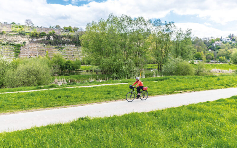 Radfahrerin Stuttgart