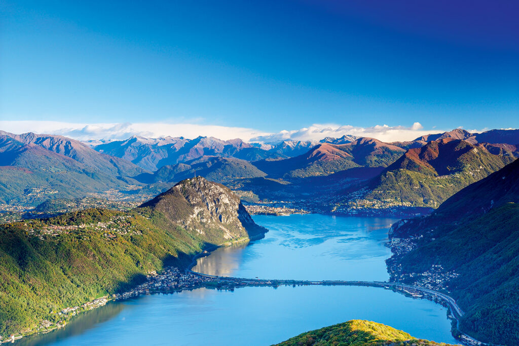 Tessin Berge und See
