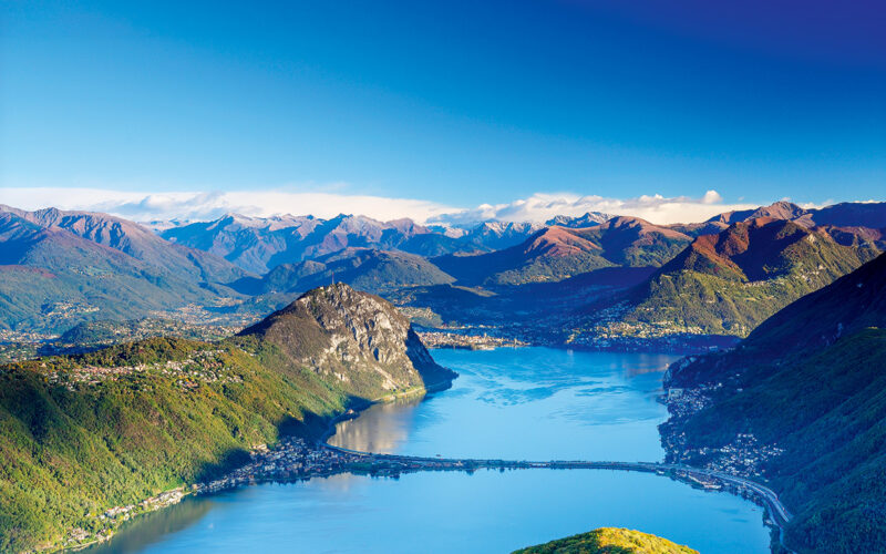 Tessin Berge und See