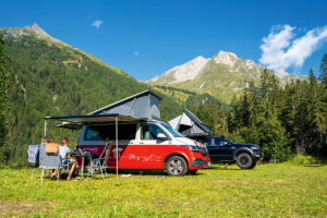 Osttirol Camper im Nationalpark Camping Kals