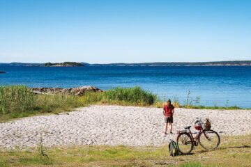 Auf zwei Rädern durchs Stockholmer Archipel