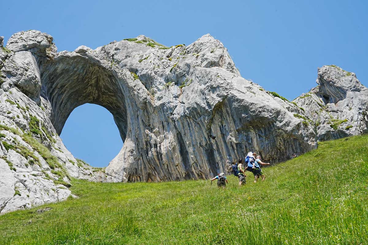 Wanderer in Asturien
