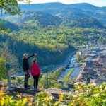 Zwei Wanderer auf der Wandertour Murgleiter