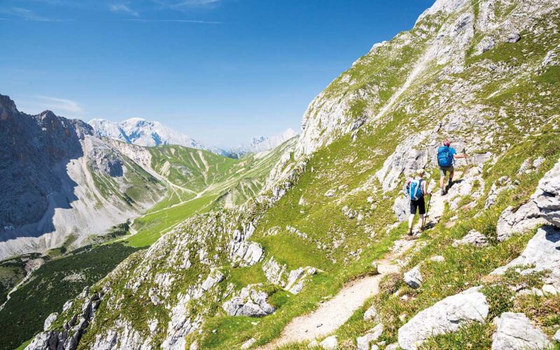 Wetterstein Wanderer