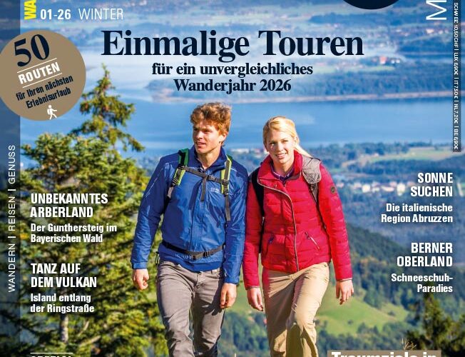 Wandern&Reisen Magazin 01-26 Magazin Cover