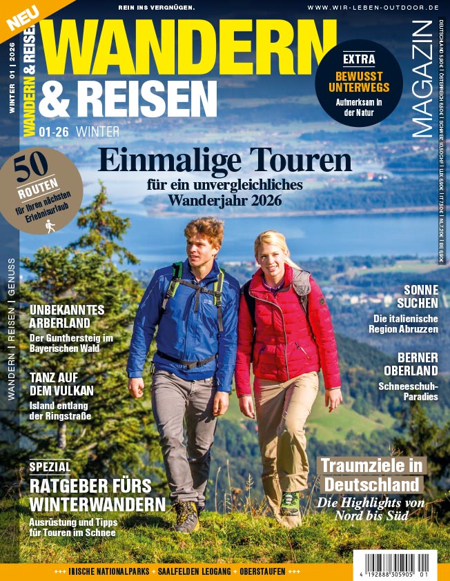 Wandern&Reisen Magazin 01-26 Magazin Cover