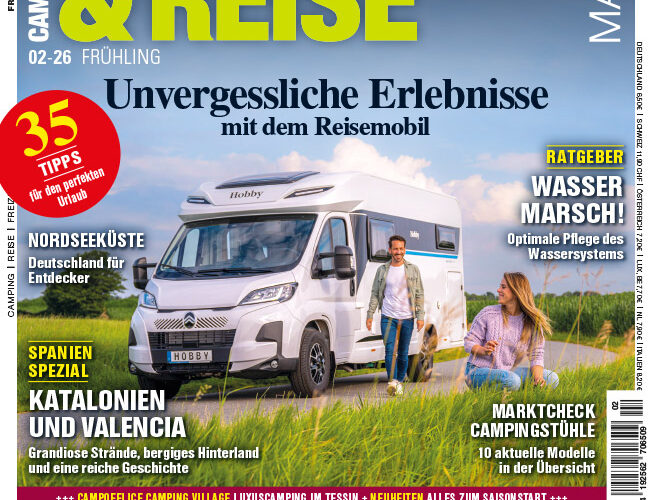 CAMPING & REISE Magazin 2/26 – jetzt im Handel!