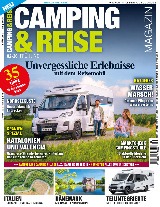 Camping & Reise Magazin 02/2026 Cover