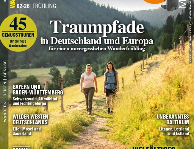 Wandern & Reisen Magazin Cover 2/2026