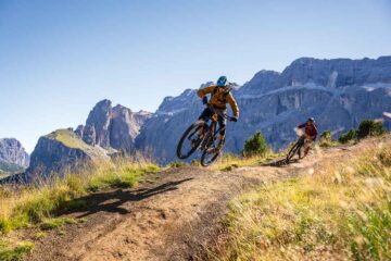 E-Mountainbiken im Val di Fassa