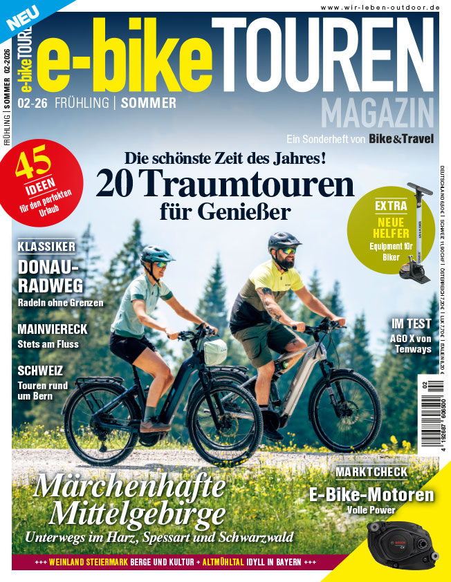 e-Bike TOUREN Magazin 02/2026 Cover