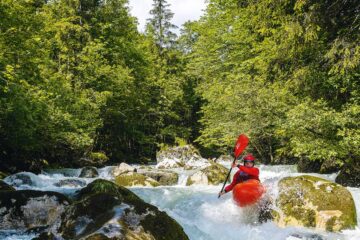 Sportliche Wildwasser Klassiker in den Alpen