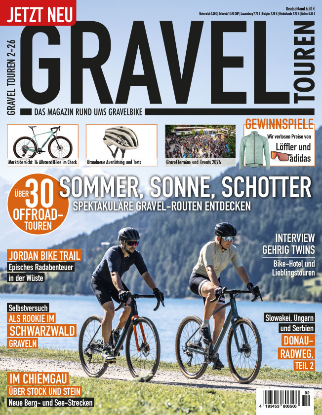 Gravel TOUREN Magazin 02/2026 Cover